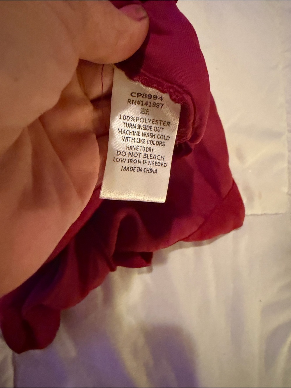 TCEC Smocked High-Waist Wine Red Flowy Women’s Shorts - Picture 7 of 7